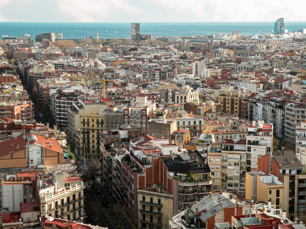 Barcelona Cityscape by Jamie Hopper